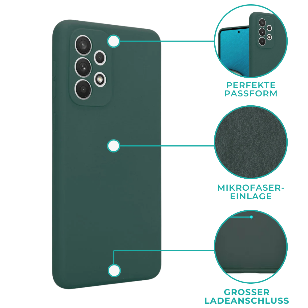 ShieldCase® ShieldCase Samsung Galaxy A33 Silikonhülle (Dunkelgrün) ShieldCase® ShieldCase Samsung Galaxy A33 Silikonhülle (Dunkelgrün)