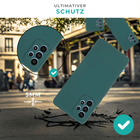 ShieldCase® ShieldCase Samsung Galaxy A33 Silikonhülle (Dunkelgrün) ShieldCase® ShieldCase Samsung Galaxy A33 Silikonhülle (Dunkelgrün)