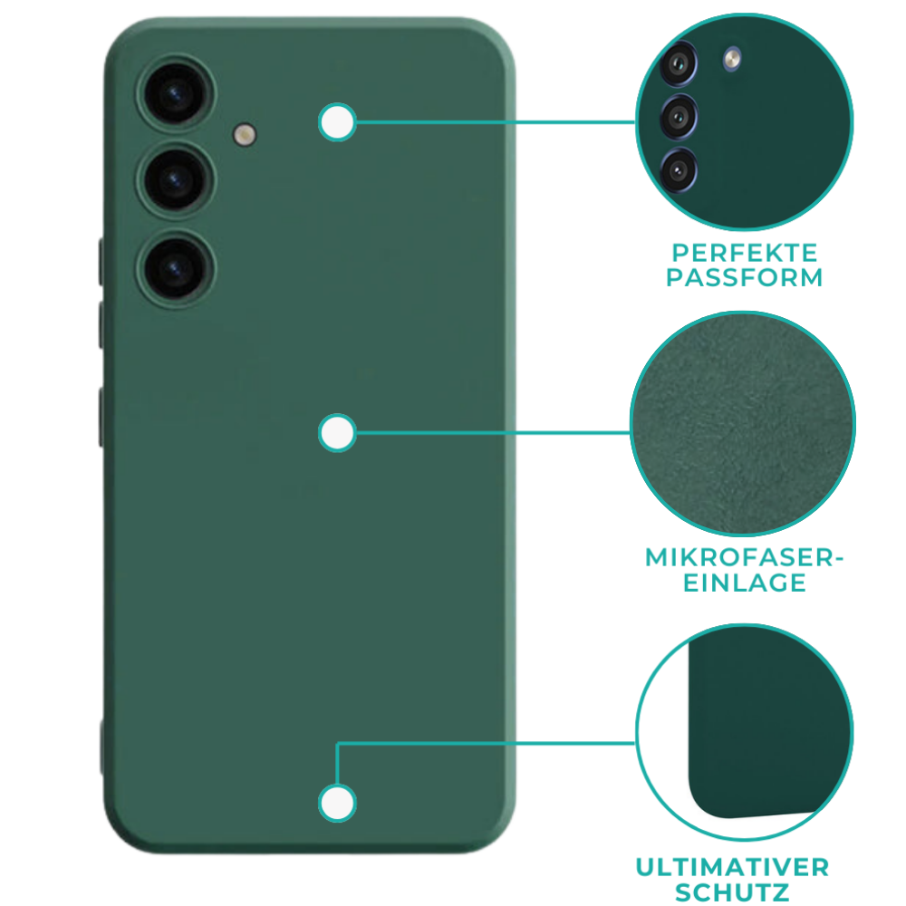 ShieldCase® ShieldCase Samsung Galaxy S21 FE Hülle Silikon (Dunkelgrün) ShieldCase® ShieldCase Samsung Galaxy S21 FE Hülle Silikon (Dunkelgrün)