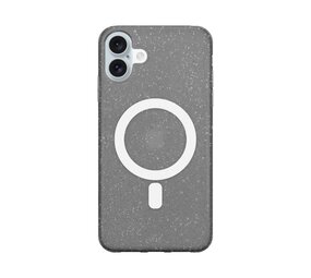 xoxo Wildhearts iPhone 16 TPU Glitzer Hülle MagSafe (Schwarz)