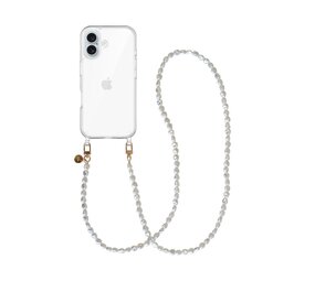 xoxo Wildhearts iPhone 16 Transparenter Hülle mit langer Kord Pearlfection xoxo Wildhearts iPhone 16 Transparenter Hülle mit langer Kord Pearlfection