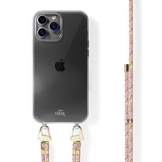 dux ducis handyhülle Handyhülle mit Trageband für iPhone 17, Dux Ducis Luvy, Rosa mit Schme main image 0