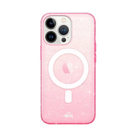 xoxo Wildhearts xoxo Wildhearts iPhone 16 Pro Max TPU Glitzer Hülle MagSafe (Rosa)