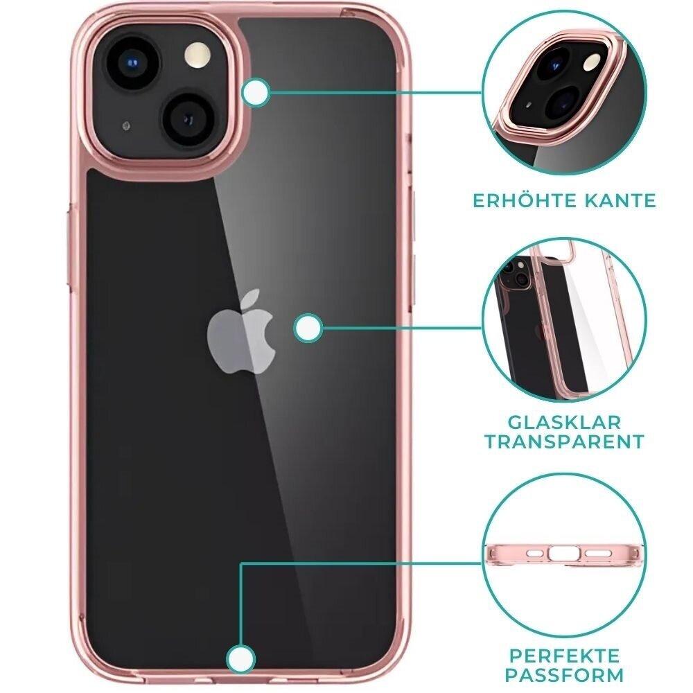 ShieldCase® ShieldCase Metallic Bumper Hülle iPhone 13 Pro (Rosa) ShieldCase® ShieldCase Metallic Bumper Hülle iPhone 13 Pro (Rosa)