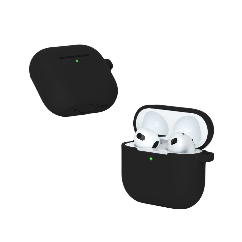 ShieldCase® ShieldCase Airpods 4 Silikonhülle (Schwarz) ShieldCase® ShieldCase Airpods 4 Silikonhülle (Schwarz)
