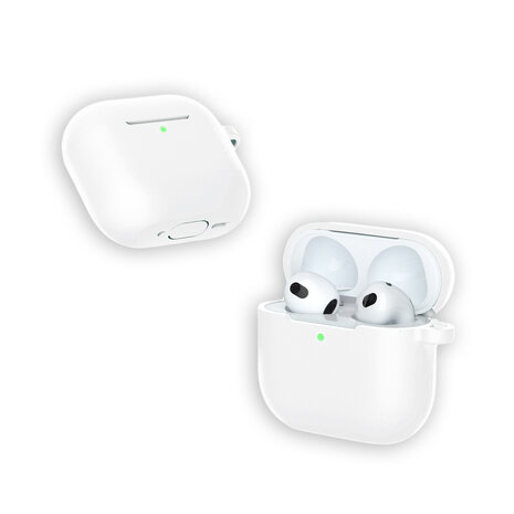 ShieldCase® ShieldCase Airpods 4 Silikonhülle (Weiß) ShieldCase® ShieldCase Airpods 4 Silikonhülle (Weiß)