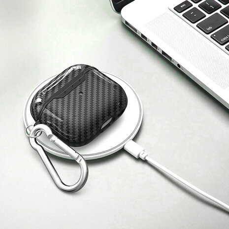 ShieldCase® ShieldCase Black Stripe Airpods 4 TPU Hülle (Schwarz) ShieldCase® ShieldCase Black Stripe Airpods 4 TPU Hülle (Schwarz)