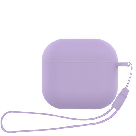 ShieldCase® ShieldCase Airpods 4 Silikonhülle mit Kord (Lila) ShieldCase® ShieldCase Airpods 4 Silikonhülle mit Kord (Lila)