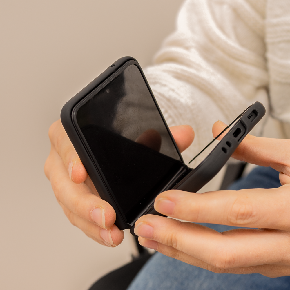 ShieldCase® ShieldCase Samsung Galaxy Z Flip 6 / Z Flip 7 FE Slim Hülle (Schwarz)