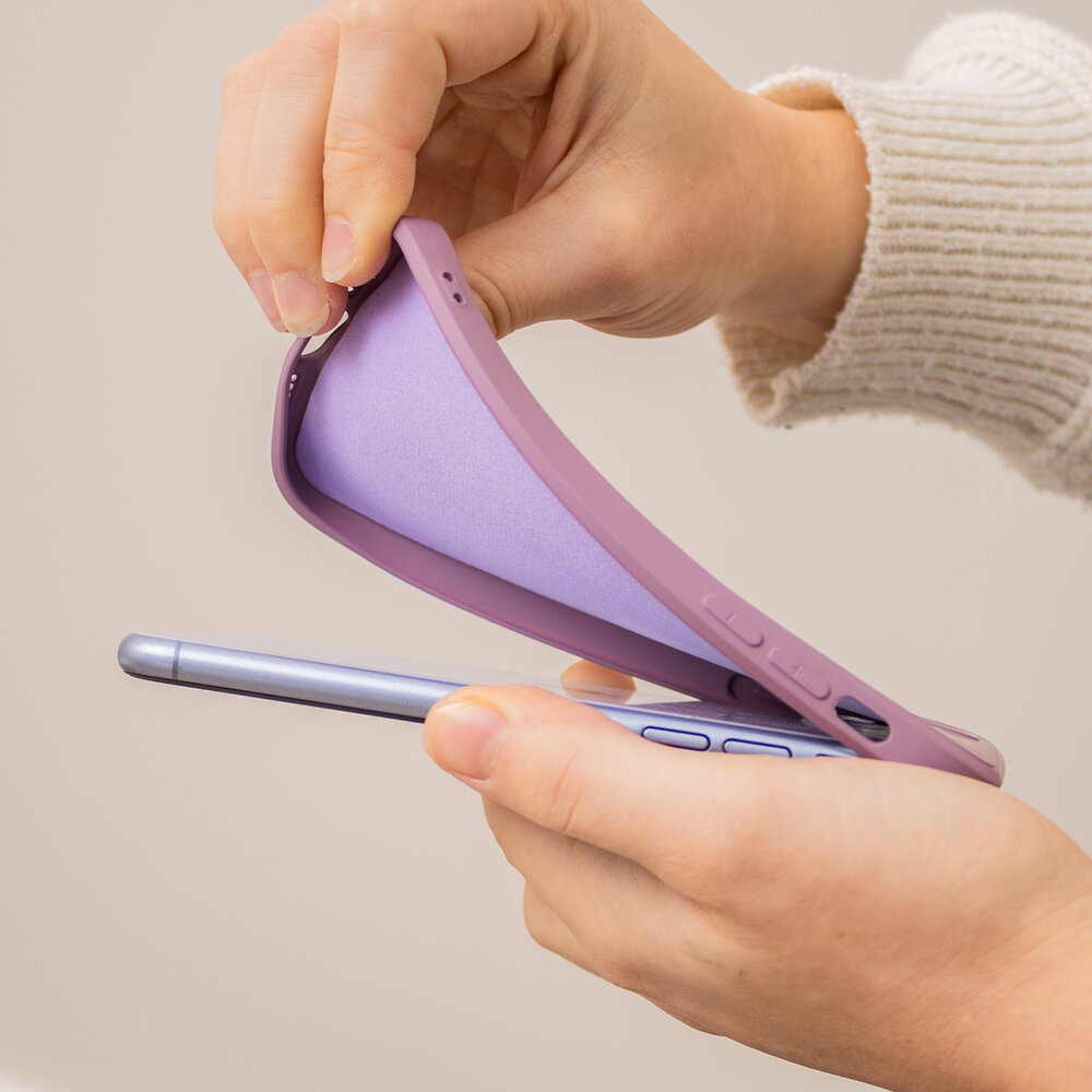 ShieldCase® ShieldCase iPhone 11 quadratische Silikonhülle (Lila Traube)