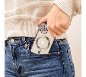 Coverzs MagSafe Hülle mit Kameraschutz iPhone 16 Pro (Schwarz)