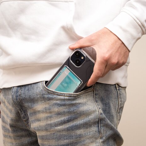 ShieldCase® ShieldCase iPhone 13 Hülle Kartenhalter TPU (Transparent) ShieldCase® ShieldCase iPhone 13 Hülle Kartenhalter TPU (Transparent)