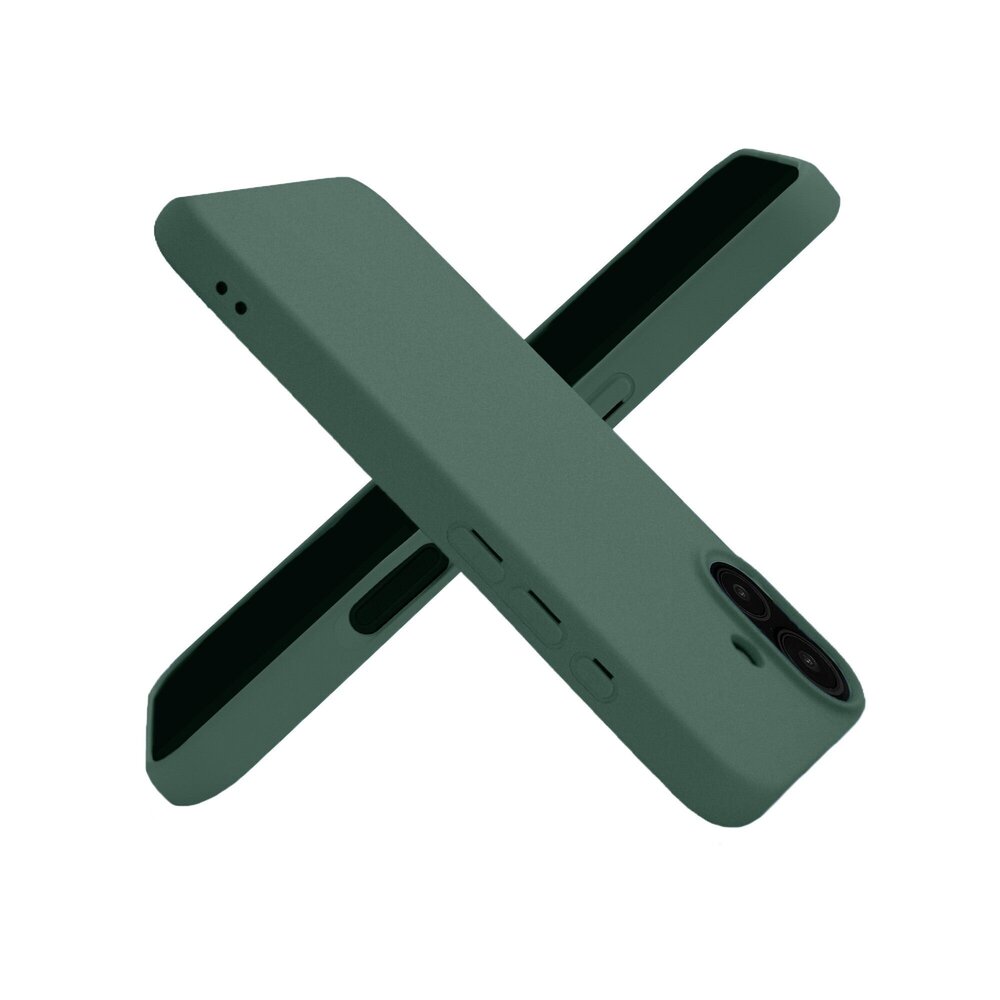 ShieldCase® ShieldCase Silikon Hülle iPhone 16 Plus (Dunkelgrün)