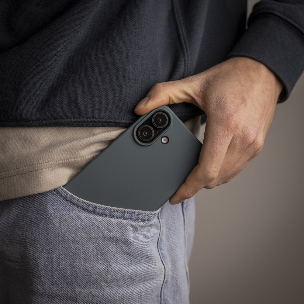 ShieldCase® ShieldCase Silikon Hülle iPhone 16 Plus (Dunkelgrün)