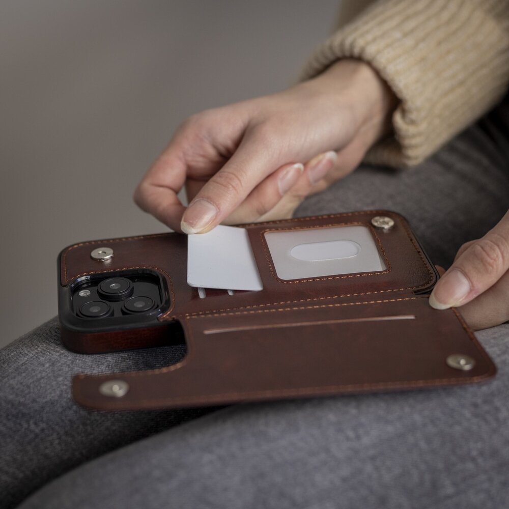 ShieldCase® ShieldCase Wallet Case iPhone 16 Pro (Braun) ShieldCase® ShieldCase Wallet Case iPhone 16 Pro (Braun)