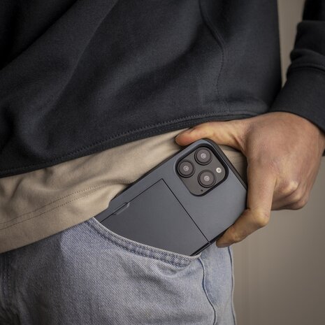 ShieldCase® ShieldCase Kartenfach Hülle mit Schieb iPhone 16 Pro (Dunkelblau) ShieldCase® ShieldCase Kartenfach Hülle mit Schieb iPhone 16 Pro (Dunkelblau)