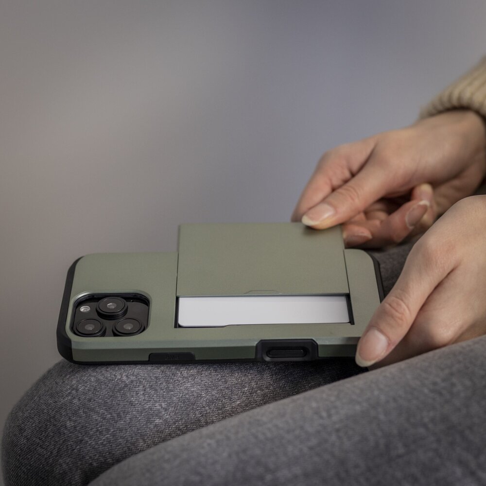 ShieldCase® ShieldCase Kartenfach Hülle mit Schieb iPhone 16 Pro (Dunkelgrün) ShieldCase® ShieldCase Kartenfach Hülle mit Schieb iPhone 16 Pro (Dunkelgrün)