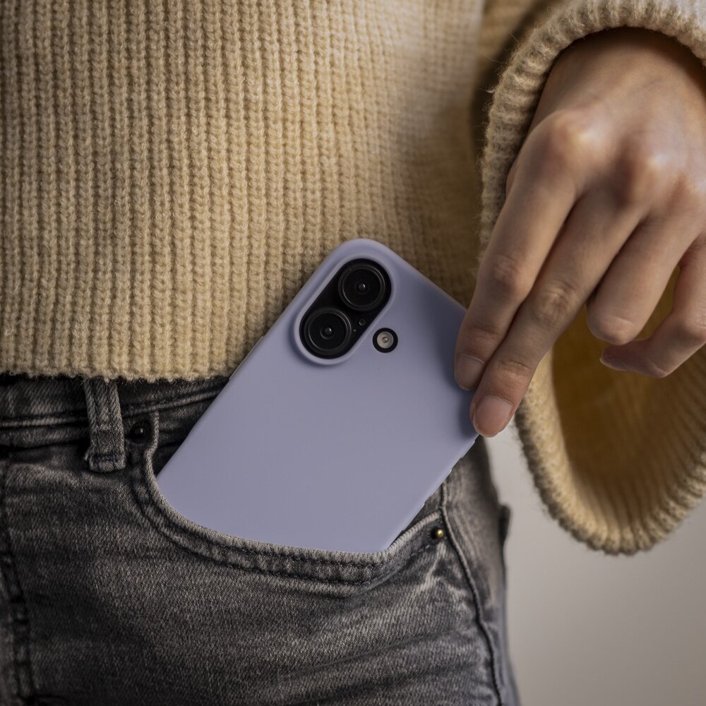 Ceezs Ceezs Hülle Silikon iPhone 16 (Lila) Ceezs Ceezs Hülle Silikon iPhone 16 (Lila)