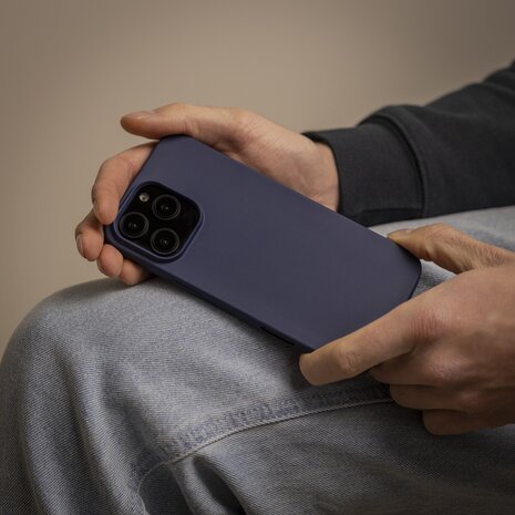 Ceezs Ceezs Hülle Silikon iPhone 16 Pro Max (Dunkelblau) Ceezs Ceezs Hülle Silikon iPhone 16 Pro Max (Dunkelblau)