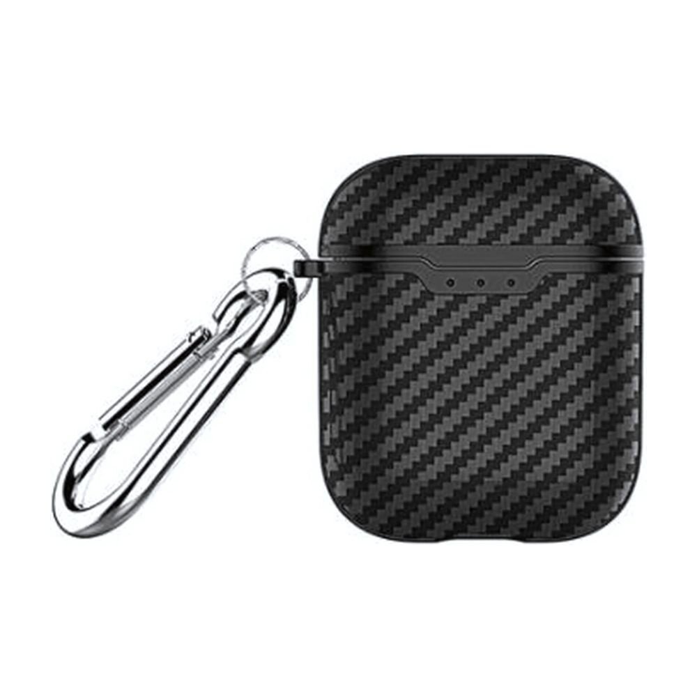 ShieldCase® Shieldcase Schwarzer Streifen Airpods Hülle (Schwarz)