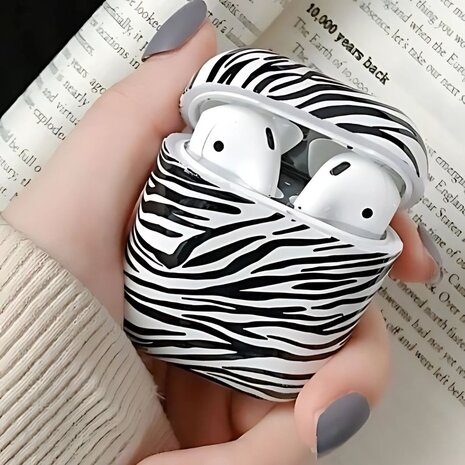 ShieldCase® Shieldcase AirPods 2 Hardcase im Zebra -Stil ShieldCase® Shieldcase AirPods 2 Hardcase im Zebra -Stil