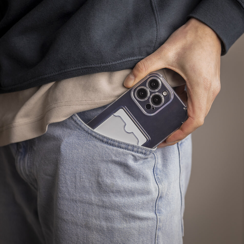 ShieldCase® ShieldCase TPU Hülle mit Kartenfach iPhone 16 Pro Max (Transparent) ShieldCase® ShieldCase TPU Hülle mit Kartenfach iPhone 16 Pro Max (Transparent)