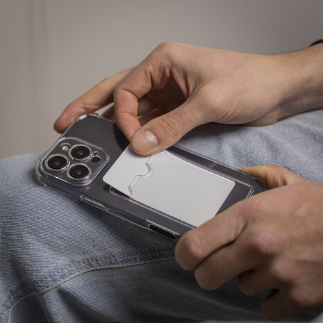 ShieldCase® ShieldCase TPU Hülle mit Kartenfach iPhone 16 Pro Max (Transparent) ShieldCase® ShieldCase TPU Hülle mit Kartenfach iPhone 16 Pro Max (Transparent)