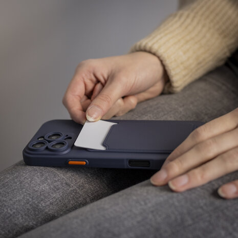 ShieldCase® ShieldCase Back Cover mit Kartenfach iPhone 16 Pro (Dunkelblau) ShieldCase® ShieldCase Back Cover mit Kartenfach iPhone 16 Pro (Dunkelblau)