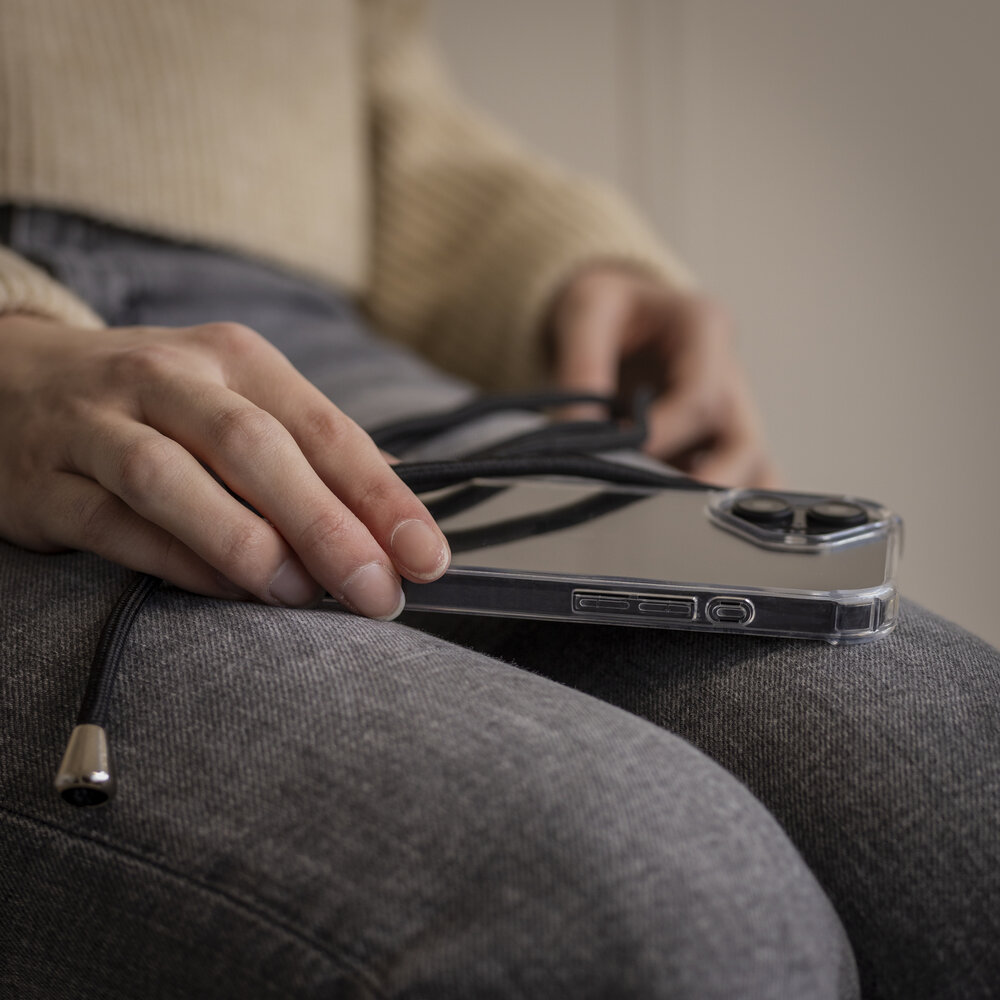 ShieldCase® ShieldCase Shock Case mit Band iPhone 16 Plus (Transparent) ShieldCase® ShieldCase Shock Case mit Band iPhone 16 Plus (Transparent)