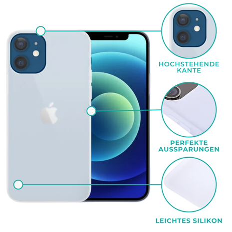 Ceezs ShieldCase iPhone 13 Pro Hülle Silikon (Matt Transparent) Ceezs ShieldCase iPhone 13 Pro Hülle Silikon (Matt Transparent)