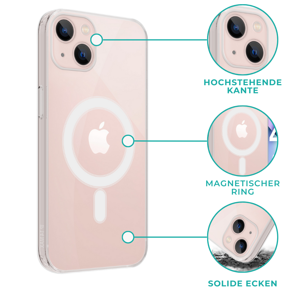 ShieldCase® ShieldCase iPhone 14 Pro Max MagSafe Hülle (Transparent) ShieldCase® ShieldCase iPhone 14 Pro Max MagSafe Hülle (Transparent)