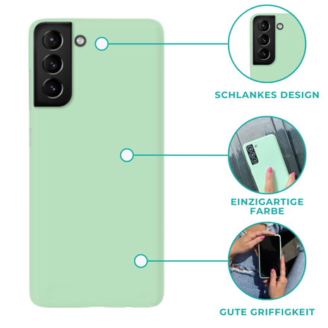 xoxo Wildhearts xoxo Wildhearts Pantone Silikonhülle Samsung Galaxy A51 (Hellgrün) xoxo Wildhearts xoxo Wildhearts Pantone Silikonhülle Samsung Galaxy A51 (Hellgrün)