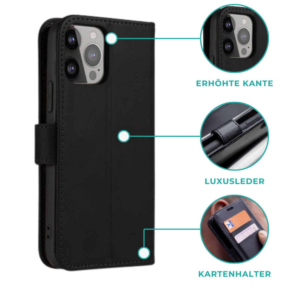 Coverzs Coverzs iPhone Xr Bookcase Hülle (Schwarz) Coverzs Coverzs iPhone Xr Bookcase Hülle (Schwarz)