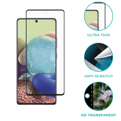ShieldCase® ShieldCase Samsung Galaxy A72 3D-Displayschutzfolie (Glas) ShieldCase® ShieldCase Samsung Galaxy A72 3D-Displayschutzfolie (Glas)