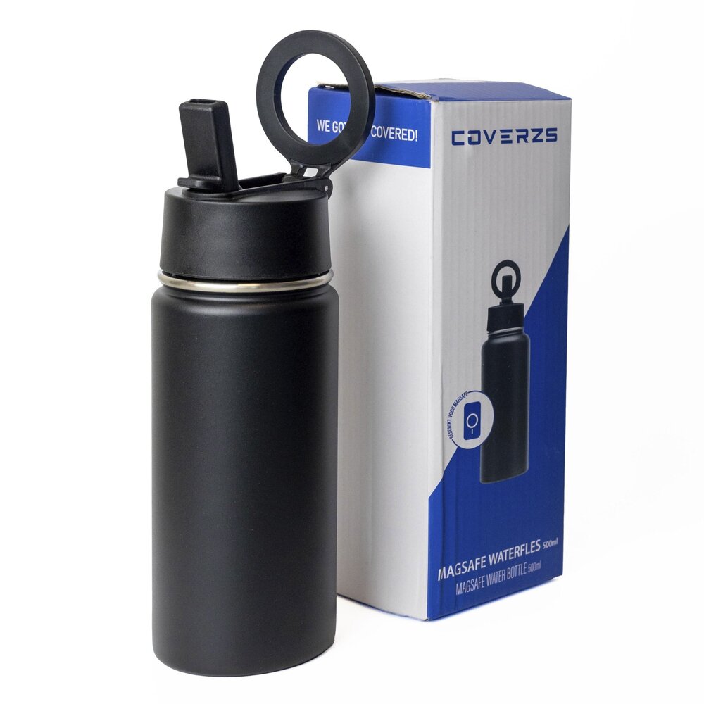 Coverzs Coverzs 500 ml Wasserflasche mit MagSafe (Schwarz) Coverzs Coverzs 500 ml Wasserflasche mit MagSafe (Schwarz)