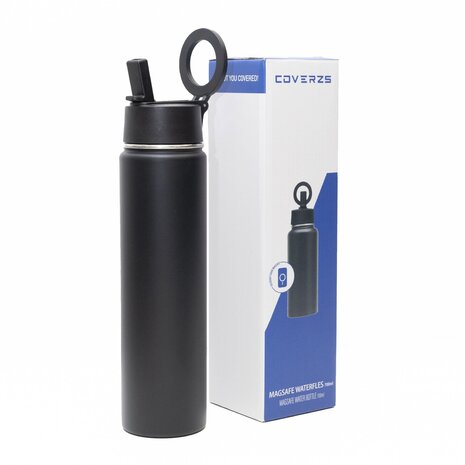Coverzs Coverzs 700 ml Wasserflasche mit MagSafe (Schwarz) Coverzs Coverzs 700 ml Wasserflasche mit MagSafe (Schwarz)