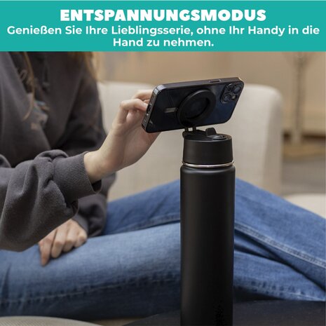 Coverzs Coverzs 700 ml Wasserflasche mit MagSafe (Schwarz) Coverzs Coverzs 700 ml Wasserflasche mit MagSafe (Schwarz)