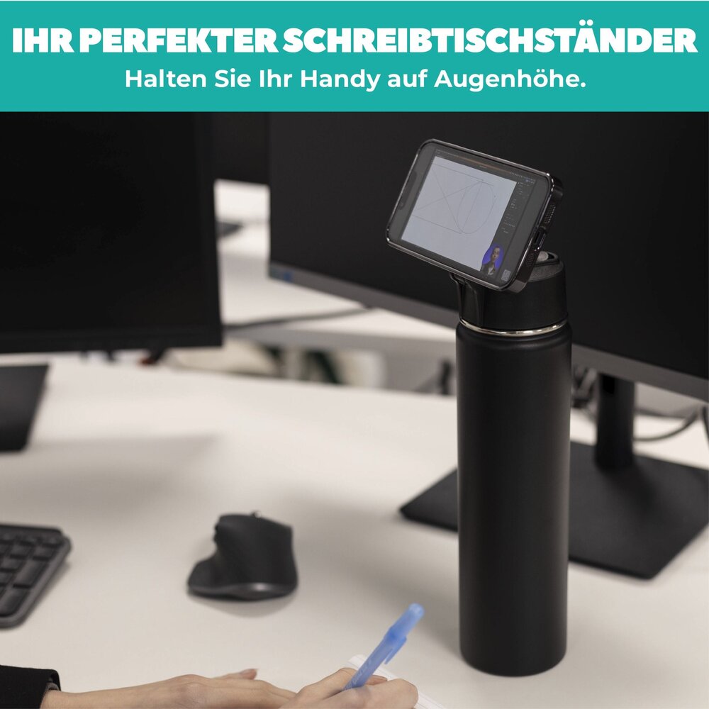 Coverzs Coverzs 700 ml Wasserflasche mit MagSafe (Schwarz) Coverzs Coverzs 700 ml Wasserflasche mit MagSafe (Schwarz)