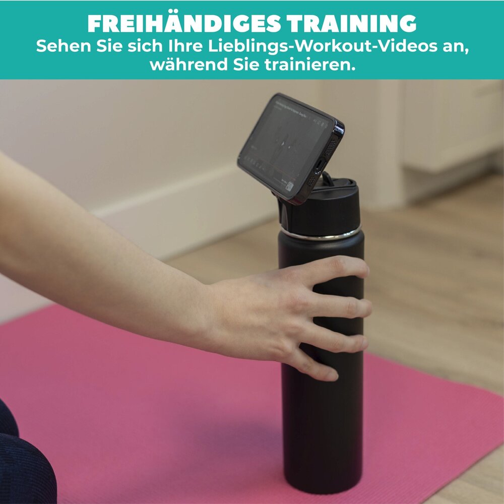 Coverzs Coverzs 700 ml Wasserflasche mit MagSafe (Schwarz) Coverzs Coverzs 700 ml Wasserflasche mit MagSafe (Schwarz)