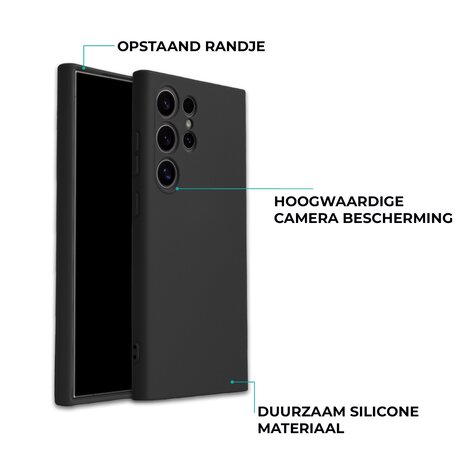 ShieldCase® ShieldCase Samsung Galaxy S25 Ultra Silikonhülle (Schwarz) ShieldCase® ShieldCase Samsung Galaxy S25 Ultra Silikonhülle (Schwarz)