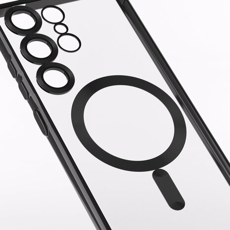 Coverzs Coverzs Samsung Galaxy S25 Ultra MagSafe Hülle mit Kameraschutz (Schwarz) Coverzs Coverzs Samsung Galaxy S25 Ultra MagSafe Hülle mit Kameraschutz (Schwarz)