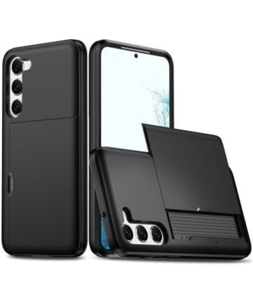 ShieldCase® ShieldCase Samsung Galaxy S25 Kartenfach Hülle mit Schieb (Schwarz) ShieldCase® ShieldCase Samsung Galaxy S25 Kartenfach Hülle mit Schieb (Schwarz)