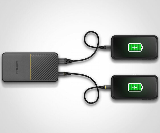 Otterbox OtterBox Power Bank 20.000 mAh/18W (USB/USB-C) Schwarz Otterbox OtterBox Power Bank 20.000 mAh/18W (USB/USB-C) Schwarz