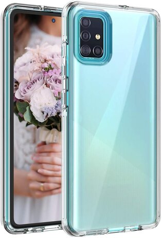 Ceezs Ceezs Samsung Galaxy A51 Hülle Silikon (Transparent) Ceezs Ceezs Samsung Galaxy A51 Hülle Silikon (Transparent)