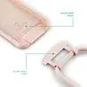 Coverzs Coverzs Samsung Galaxy A55 Silikon Hülle mit Kord (Rosa) Coverzs Coverzs Samsung Galaxy A55 Silikon Hülle mit Kord (Rosa)