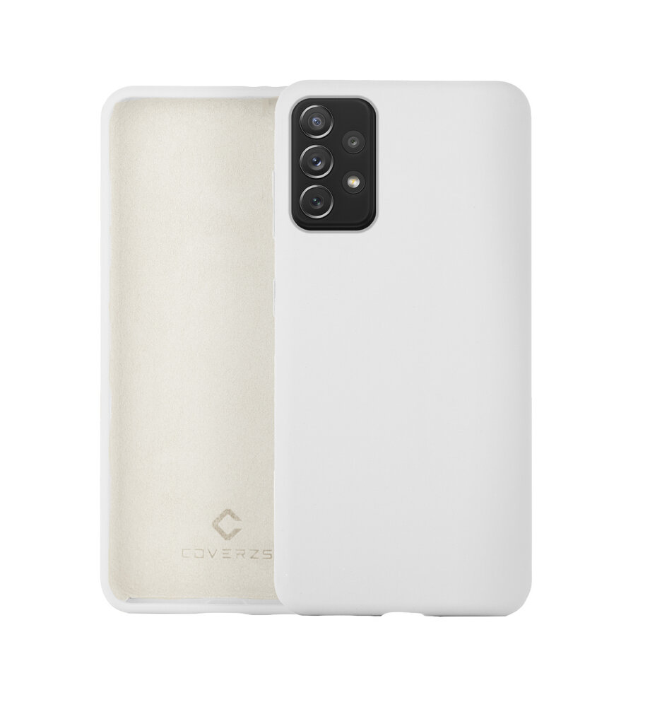 Coverzs Coverzs Samsung Galaxy A72 Luxe Liquid Silikonhülle (Weiß) Coverzs Coverzs Samsung Galaxy A72 Luxe Liquid Silikonhülle (Weiß)