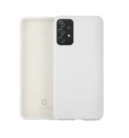 Coverzs Coverzs Samsung Galaxy A72 Luxe Liquid Silikonhülle (Weiß) Coverzs Coverzs Samsung Galaxy A72 Luxe Liquid Silikonhülle (Weiß)