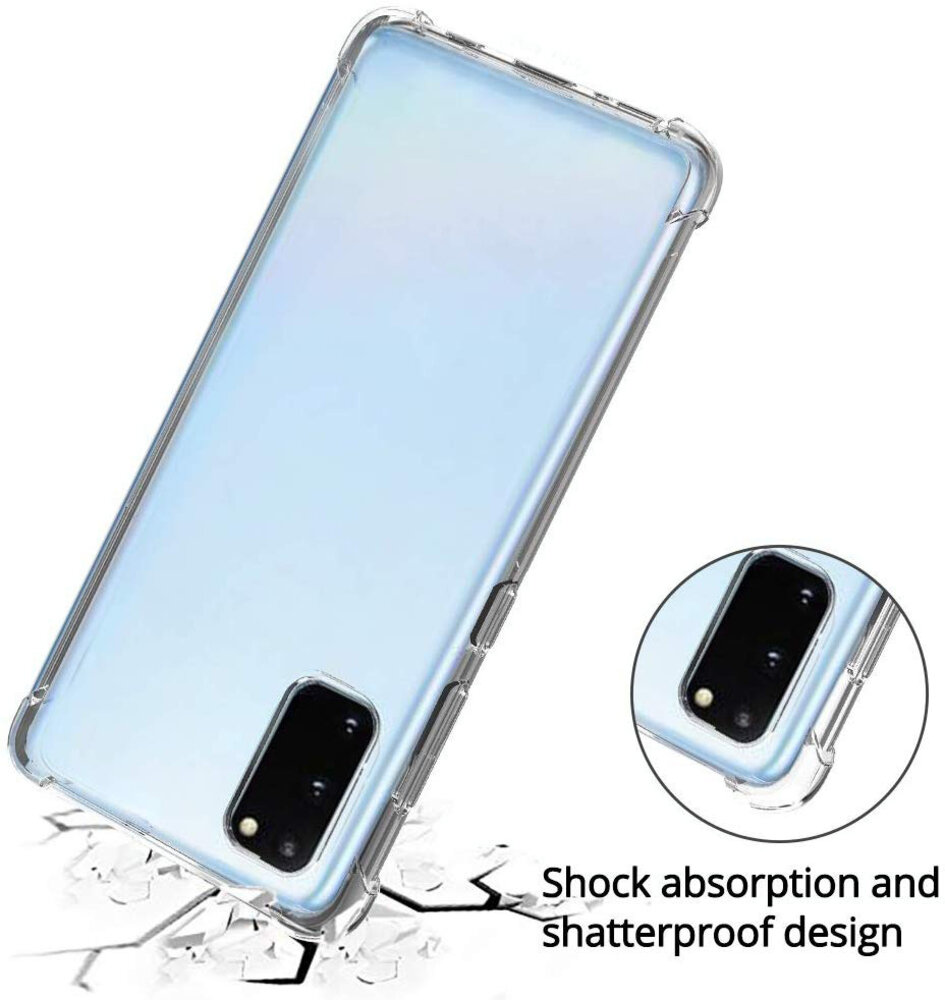 Ceezs Ceezs Samsung Galaxy S20 TPU Shockproof Hülle (Transparent) Ceezs Ceezs Samsung Galaxy S20 TPU Shockproof Hülle (Transparent)