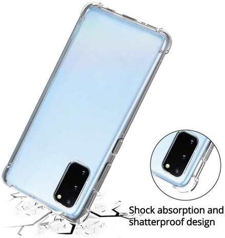 Ceezs Ceezs Samsung Galaxy S20 TPU Shockproof Hülle (Transparent) Ceezs Ceezs Samsung Galaxy S20 TPU Shockproof Hülle (Transparent)