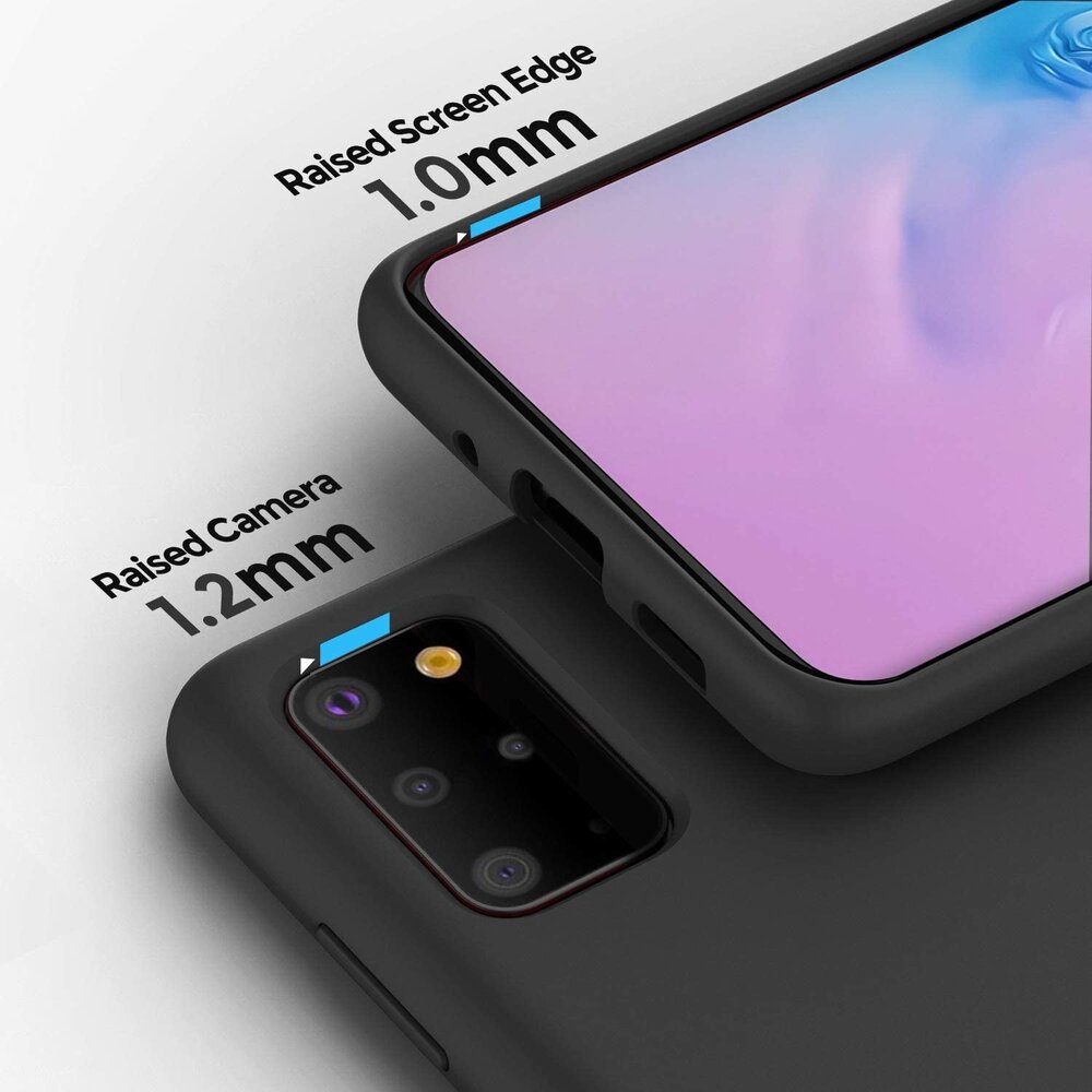 Ceezs Ceezs Samsung Galaxy S20 Ultra Hülle Silikon (Schwarz)